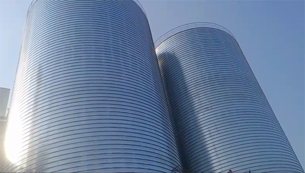 焉耆2座混凝土高架卷板仓